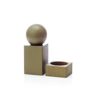 TWIST salt / pepper set, olive green