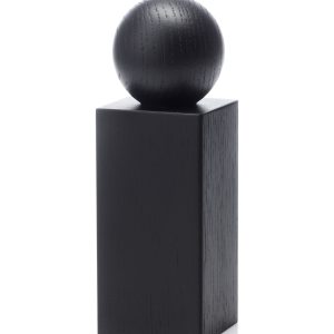 TWIST grinder, black stained oak